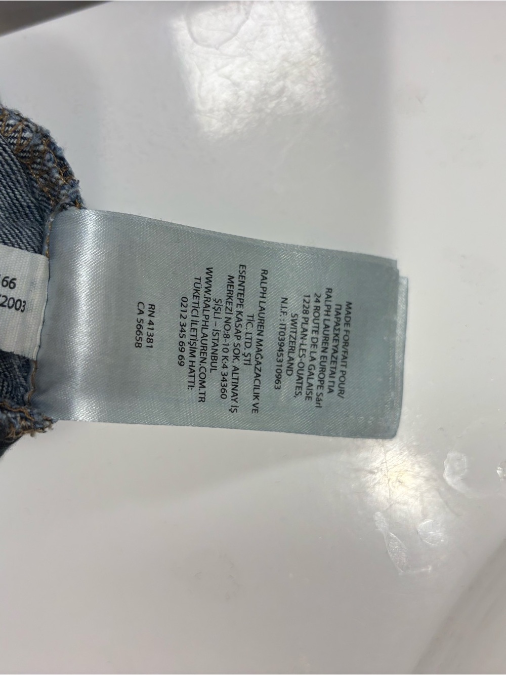 Lauren Ralph Lauren Women’s Straight Leg Jeans in Blue Wash 12 - Picture 6 of 9